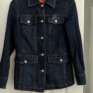 Isaac Mizrahi Dressy Jean Jacket